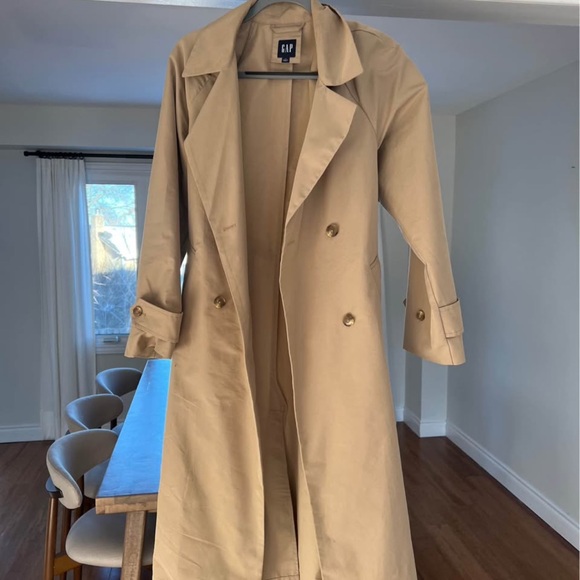 GAP Jackets & Blazers - GAP Classic Beige Overcoat